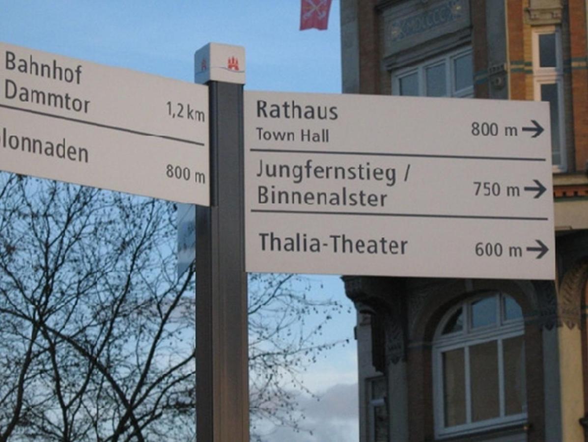Pension Am Rathaus Hamburg Luaran gambar